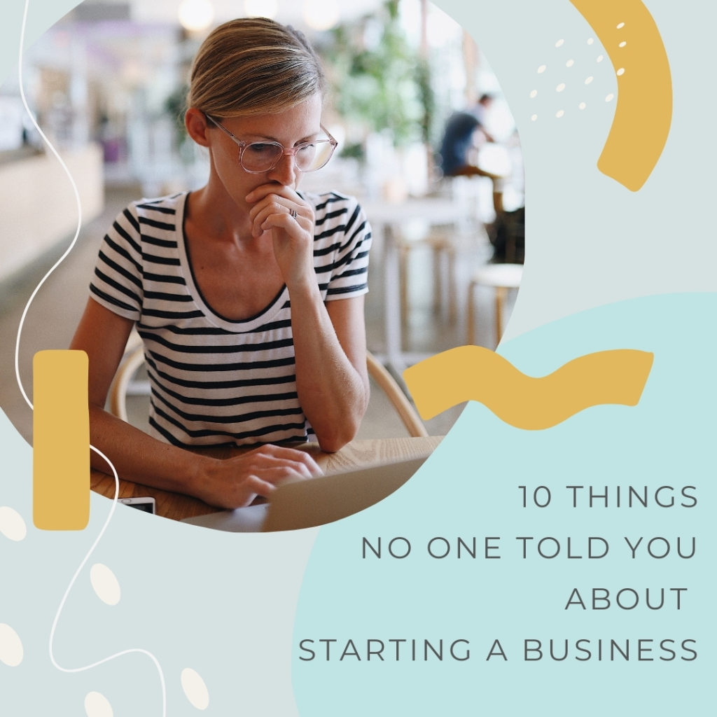 woman thinking of starting a business